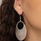 Fan Girl Glam - Silver - Paparazzi Earring Image