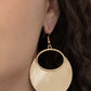 Fan Girl Glam - Gold - Paparazzi Earring Image