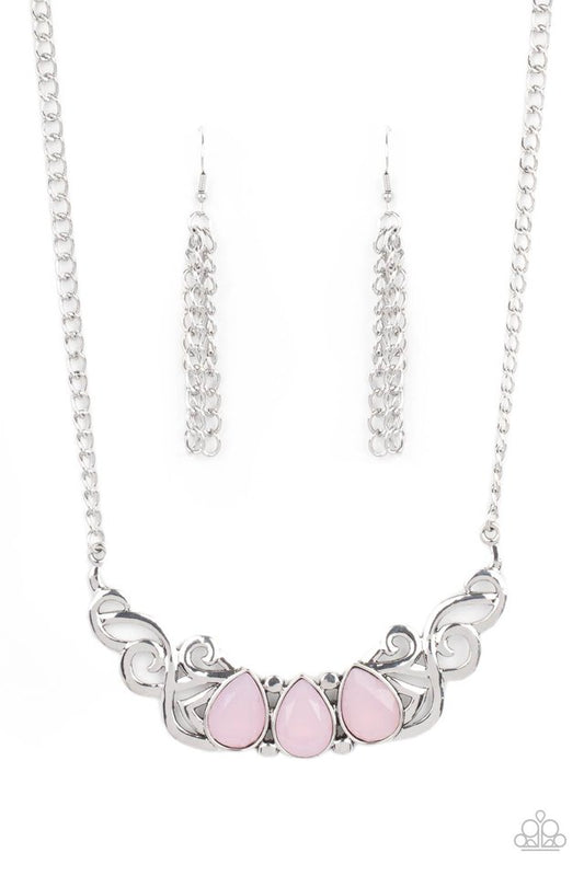 ​Heavenly Happenstance - Pink - Paparazzi Necklace Image