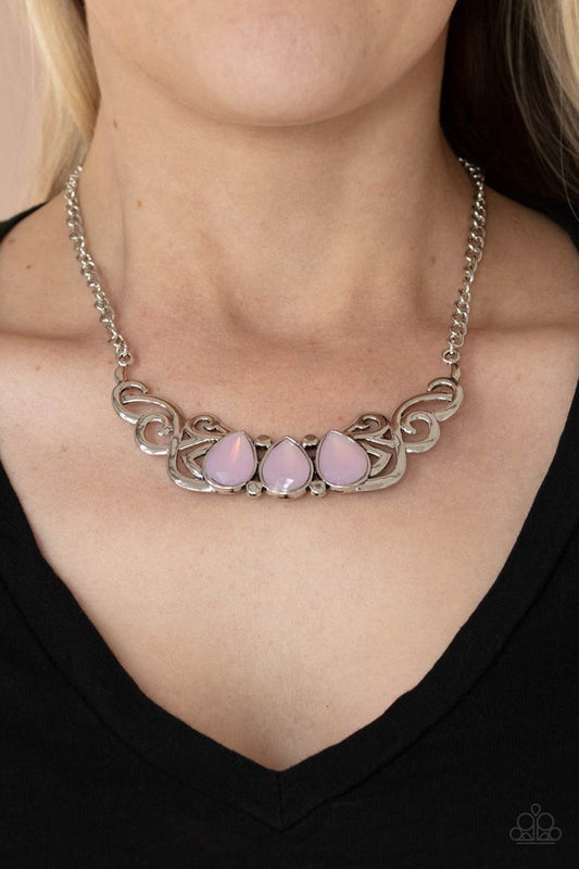 ​Heavenly Happenstance - Pink - Paparazzi Necklace Image