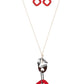 Top Of The WOOD Chain - Red - Paparazzi Necklace Image