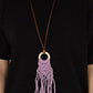 Crafty Couture - Purple - Paparazzi Necklace Image