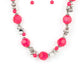 Vidi Vici VACATION - Pink - Paparazzi Necklace Image