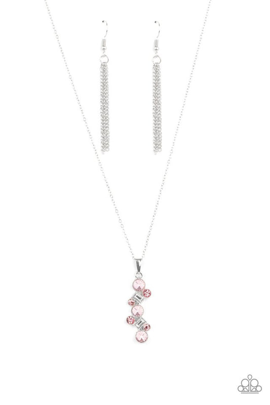 Classically Clustered - Pink - Paparazzi Necklace Image