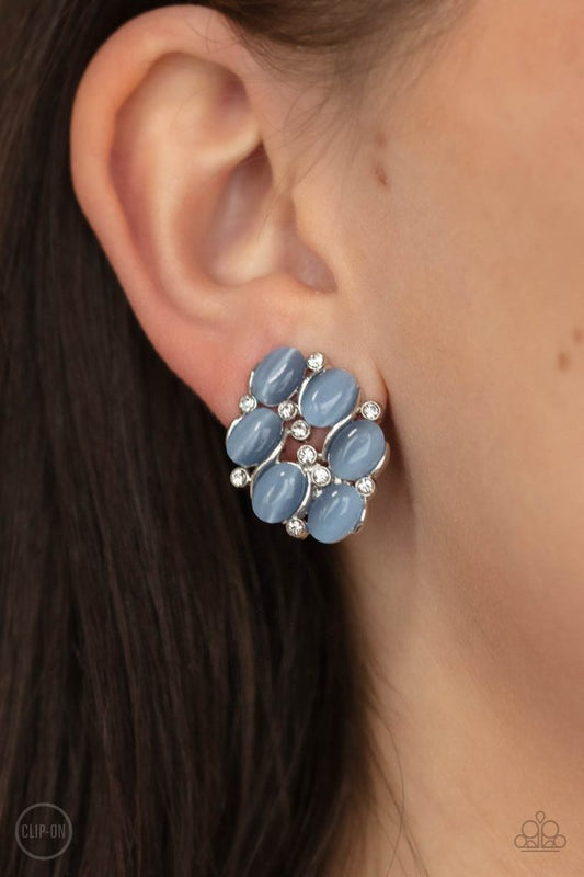 Row, Row, Row Your YACHT - Blue - Paparazzi Earring Image