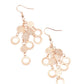 ​​Im Always BRIGHT - Rose Gold - Paparazzi Earring Image