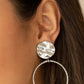 ​Undeniably Urban - Silver - Paparazzi Earring Image