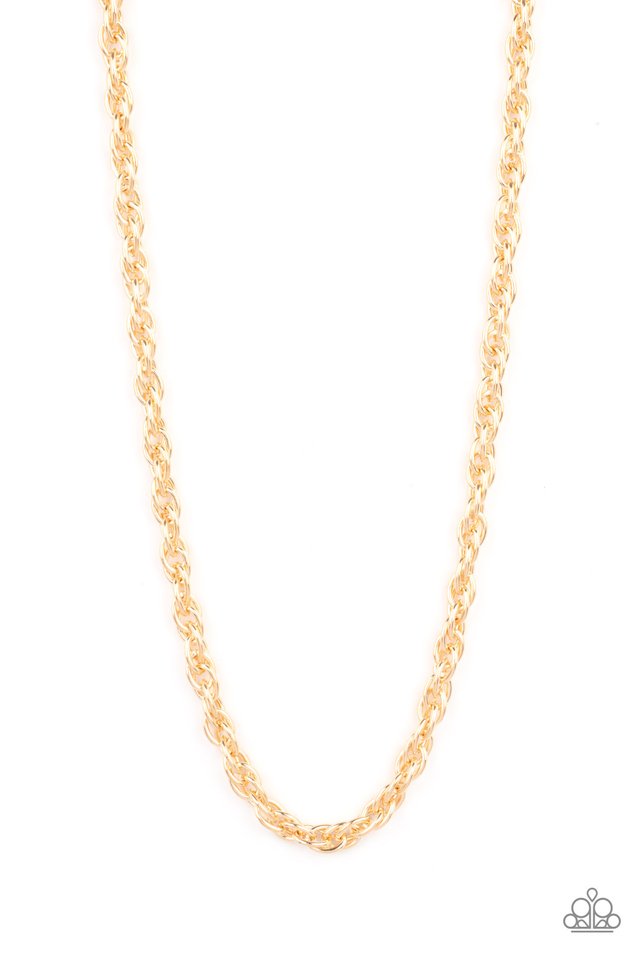 Extra Entrepreneur - Gold - Paparazzi Necklace Image