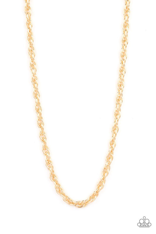 Extra Entrepreneur - Gold - Paparazzi Necklace Image
