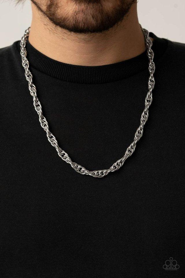 Extra Entrepreneur - Silver - Paparazzi Necklace Image