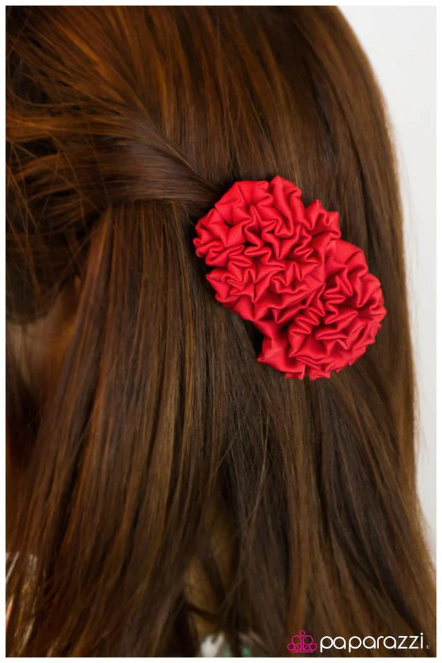 Accesorios para el cabello de Paparazzi ~ Lo mejor de mí - Rojo