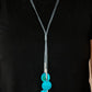 Tidal Tassels​ - Blue - Paparazzi Necklace Image