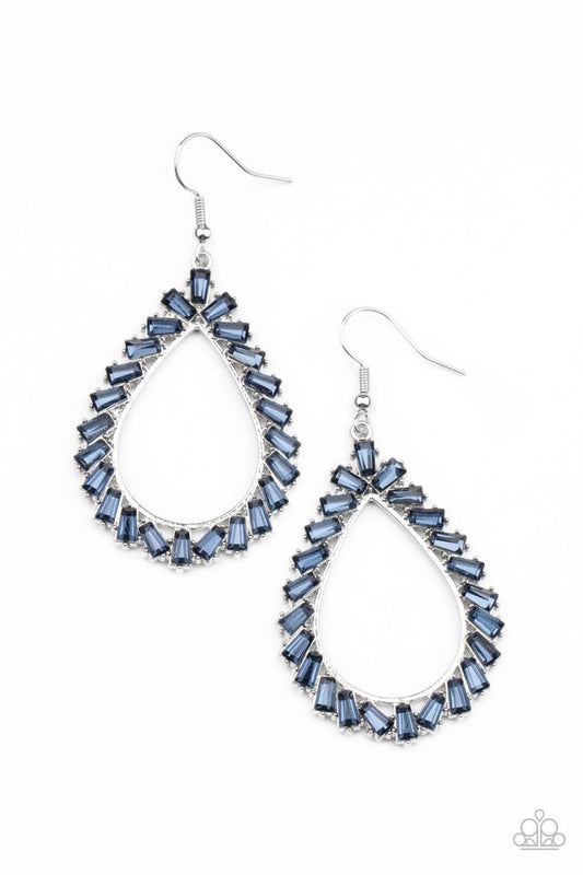 Stay Sharp - Blue - Paparazzi Earring Image