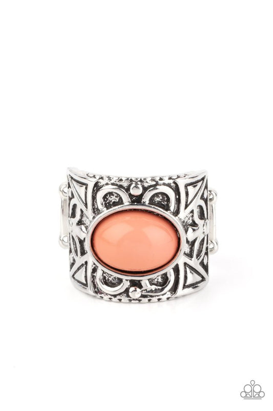 Bubbly Bonanza - Orange - Paparazzi Ring Image