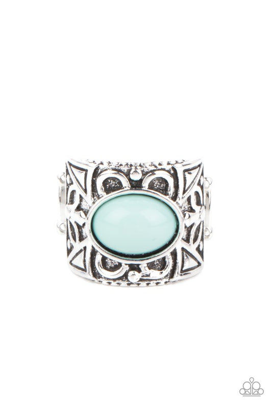 Bubbly Bonanza - Blue - Paparazzi Ring Image