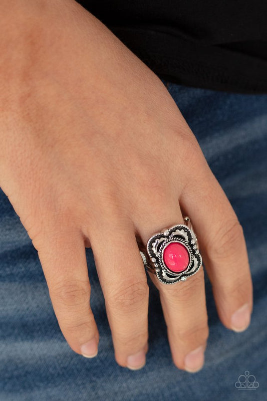 Vivaciously Vibrant - Pink - Paparazzi Ring Image