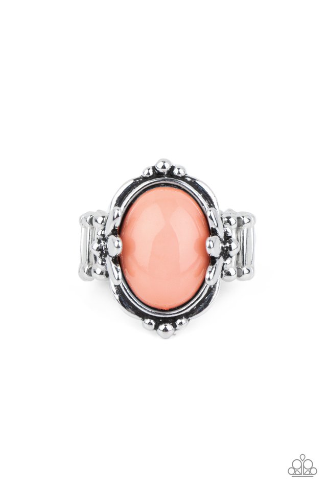 Springtime Splendor - Orange - Paparazzi Ring Image