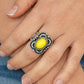 ​Vivaciously Vibrant - Yellow - Paparazzi Ring Image