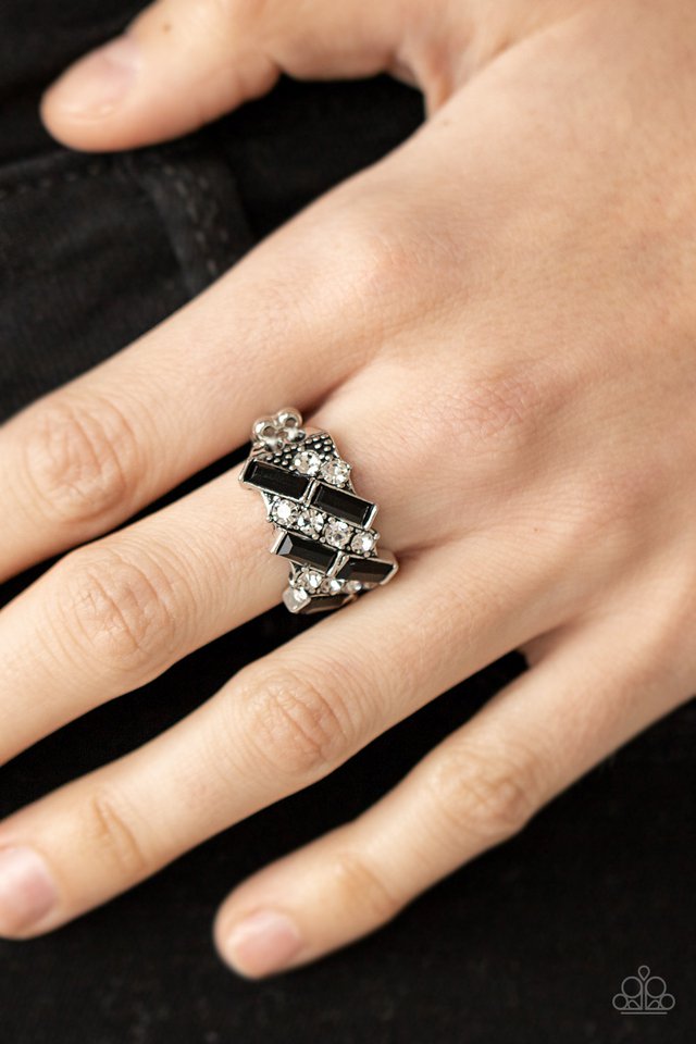 Noble Novelty - Black - Paparazzi Ring Image