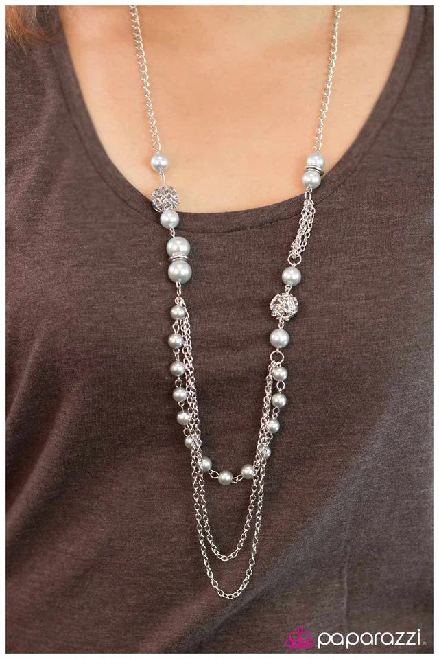 Paparazzi Necklace ~ Well Spent - Silver