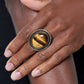 Stone Terrarium - Brass - Paparazzi Ring Image