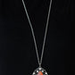 Bewitched Beam - Orange - Paparazzi Necklace Image