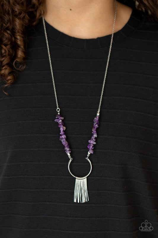With Your ART and Soul - Purple - Paparazzi Necklace Image
