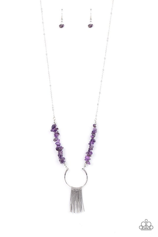 With Your ART and Soul - Purple - Paparazzi Necklace Image