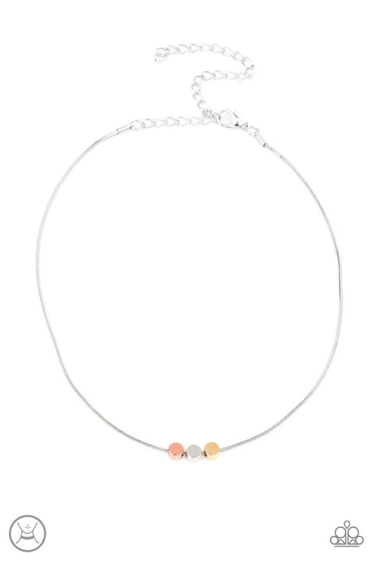 Dynamically Dainty - Multi - Paparazzi Necklace Image