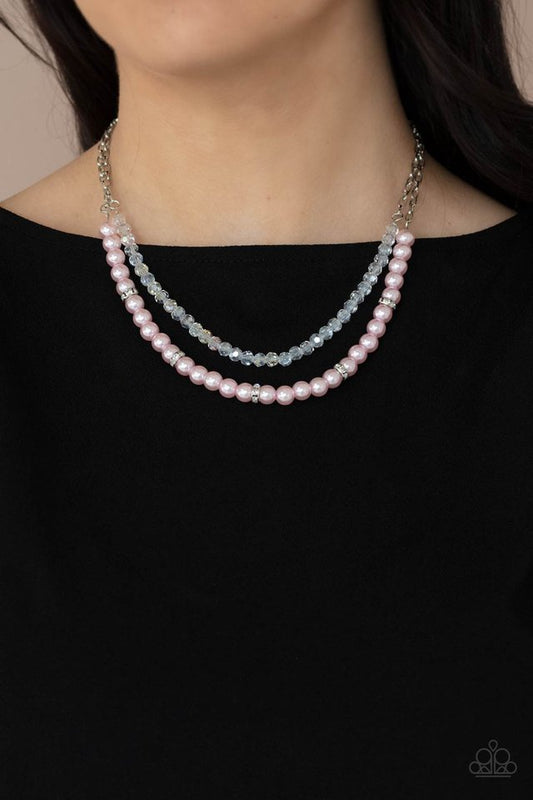 Parisian Princess - Pink - Paparazzi Necklace Image