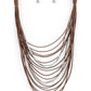 Nice CORD-ination - Brown - Paparazzi Necklace Image