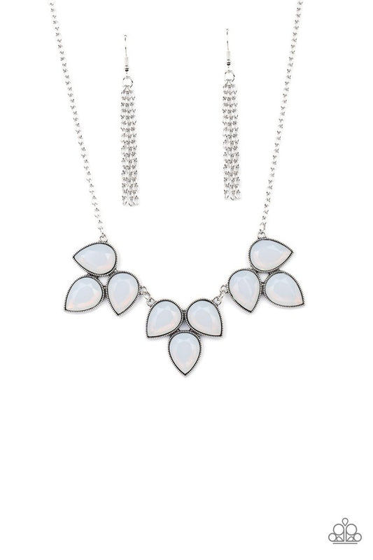 Prairie Fairytale - White - Paparazzi Necklace Image