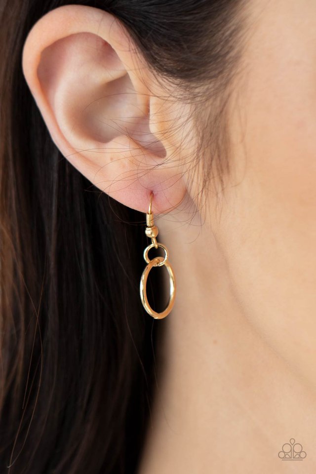 RING to Reason - Gold - Paparazzi Necklace Image