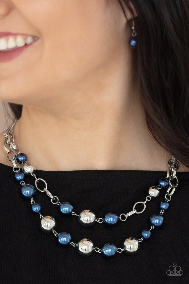 COUNTESS Your Blessings - Blue - Paparazzi Necklace Image