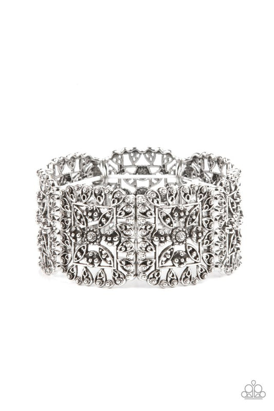 ​Enchanted Vineyards - Silver - Paparazzi Bracelet Image