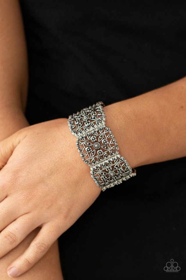 ​Enchanted Vineyards - Silver - Paparazzi Bracelet Image