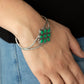 ​Happily Ever APPLIQUE - Green - Paparazzi Bracelet Image