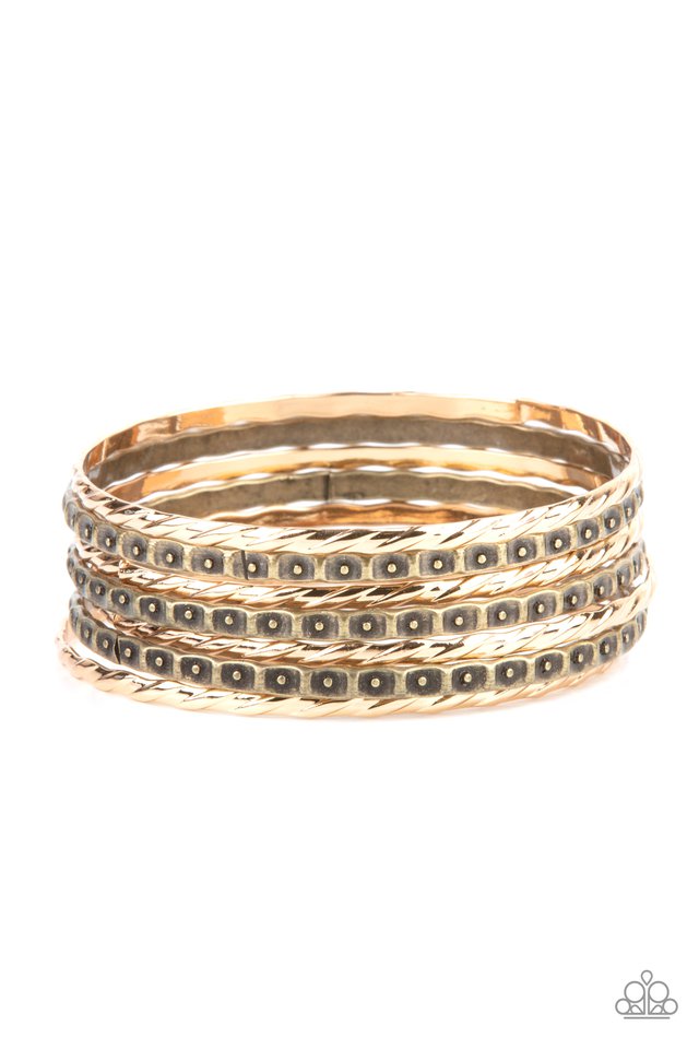 Back-To-Back Stacks​ - Multi - Paparazzi Bracelet Image