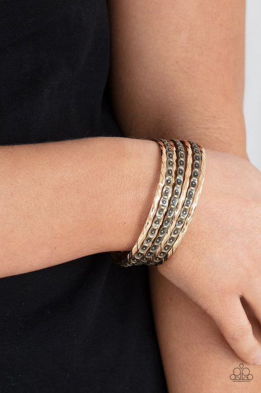 Back-To-Back Stacks​ - Multi - Paparazzi Bracelet Image