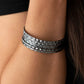 ​Back-To-Back Stacks - Black - Paparazzi Bracelet Image