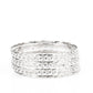 Back-To-Back Stacks - Silver - Paparazzi Bracelet Image