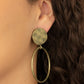 ​Undeniably Urban - Brass - Paparazzi Earring Image