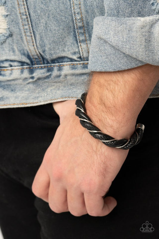 ​Rebel Relic - Black - Paparazzi Bracelet Image