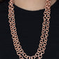 ​Grunge Goals - Copper - Paparazzi Necklace Image