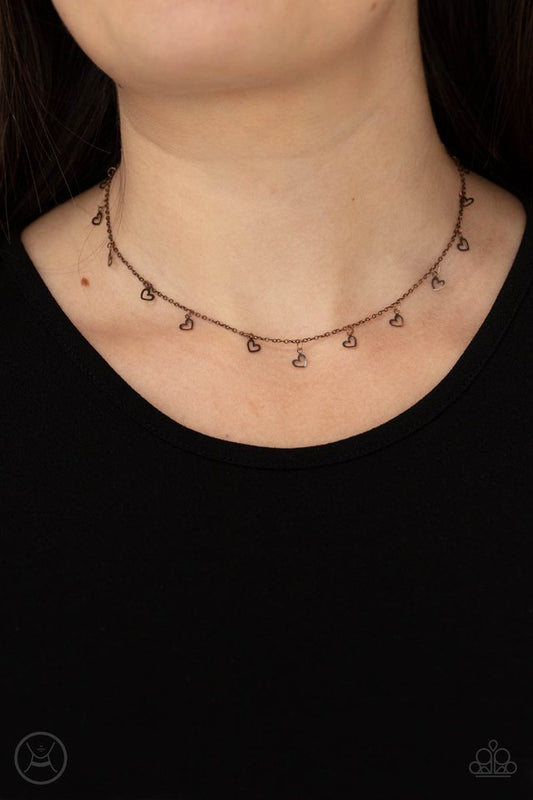 Charismatically Cupid - Copper - Paparazzi Necklace Image