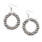 Cosmic Halo - Black - Paparazzi Earring Image