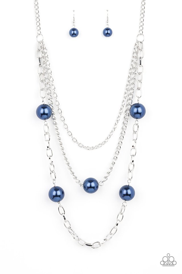 ​Thanks For The Compliment - Blue - Paparazzi Necklace Image