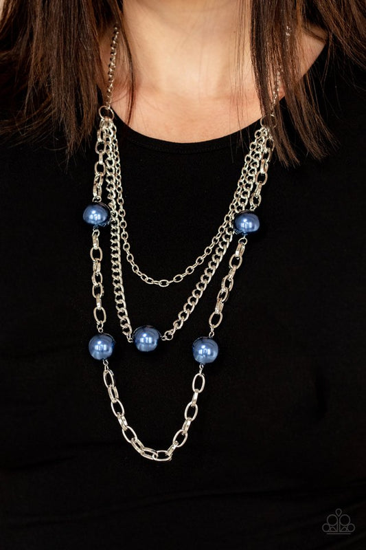 ​Thanks For The Compliment - Blue - Paparazzi Necklace Image