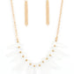 Ice Age Intensity​ - Gold - Paparazzi Necklace Image