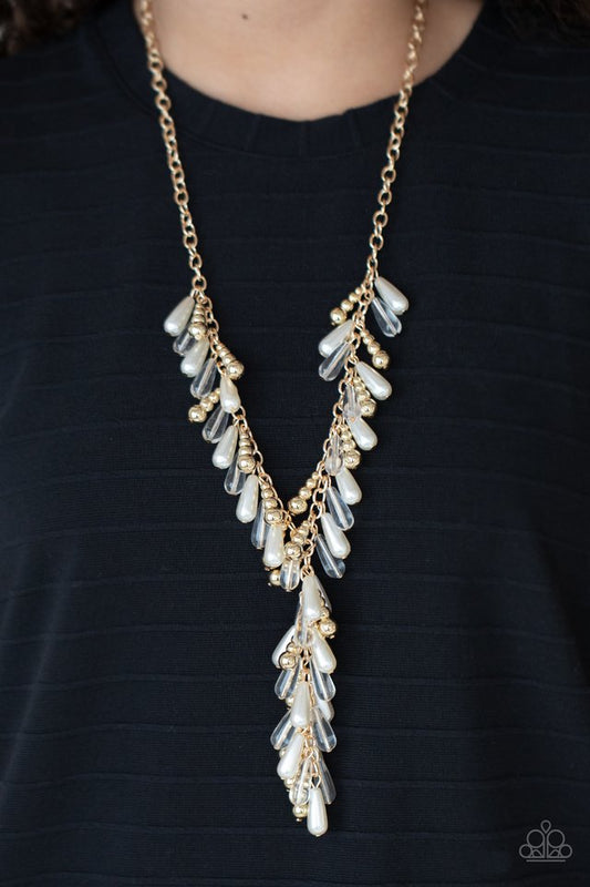 ​Dripping With DIVA-ttitude - Gold - Paparazzi Necklace Image